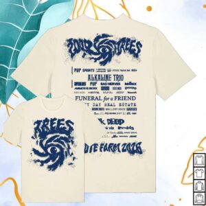 2000 Trees Merch Shop 2026 Lineup Shirt Natural