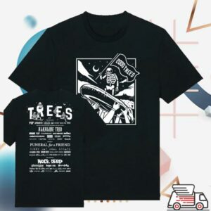 2000 Trees Merch Shop Skeleton 2026 Lineup Shirt