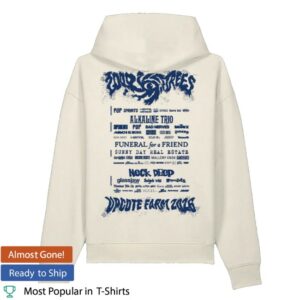2000 Trees Store Merch 2026 Line Up Hoodie White