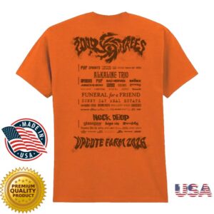 2000Trees Store Merch 2026 Lineup Shirt - Orange