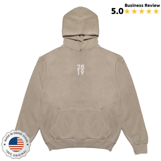 2819 Store Merch 2819 Logo Hoodie Sand Dune 2 2819 Store Merch 2819 Logo Hoodie Sand Dune