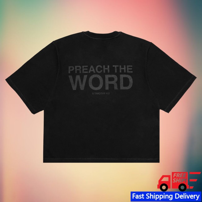 2819 Store Merch Preach The Word Tee Black 4 2819 Store Merch Preach The Word Tee Black