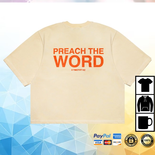 2819 Store Merch Preach The Word Tee Cream Orange 4 2819 Store Merch Preach The Word Tee Cream Orange