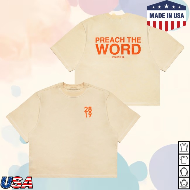 2819 Store Merch Preach The Word Tee Cream Orange 5 2819 Store Merch Preach The Word Tee Cream Orange