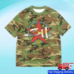 311 Store Merch Decibel Camo Shirt