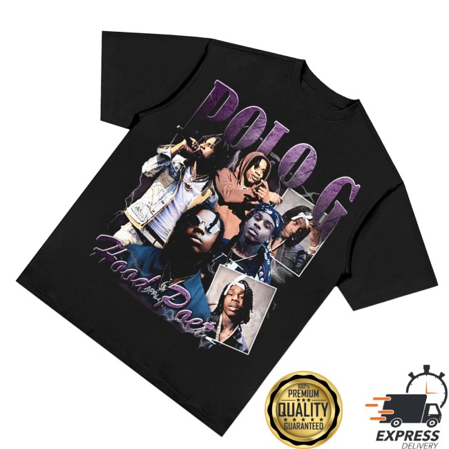 6Ix Merch Store Hood Poet By Polo G Tee