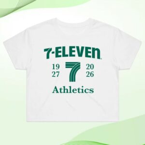7Collection Merch Store 7-Eleven Athletics Womens Crop Tee