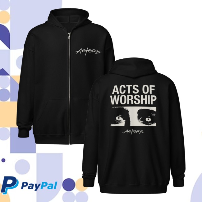 Actors Store Merch Acts Of Worship Heavy Blend Zip Hoodie