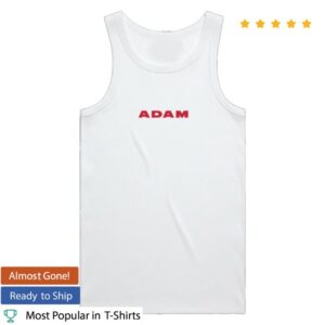 Adam Lambert Store Merch Adam Logo Classic Tank Top White