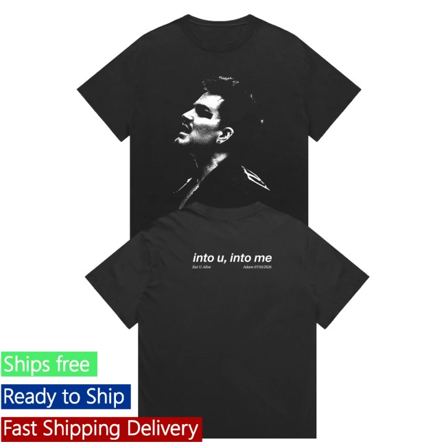 Adam Lambert Store Merch Into U, Into Me Portrait Shirt 5 Adam Lambert Store Merch Into U, Into Me Portrait Shirtf