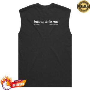 Adam Lambert Store Merch Into U, Into Me Portrait Sleeveless Shirt Black
