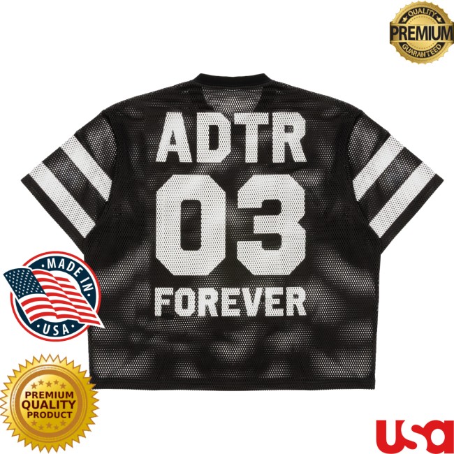 Adtr Store Merch Adtr Forever Cropped Mesh Jersey 4 Adtr Store Merch Adtr Forever Cropped Mesh Jersey