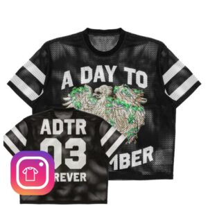 Adtr Store Merch Shop Adtr Forever Cropped Mesh Jersey