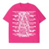 Against Lab Store Merch Quote Bleed Shirt Pink
