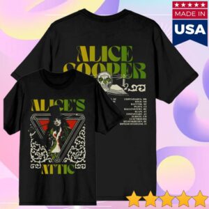 Alice Cooper Merch Shop Gradient Logo Tour Tee