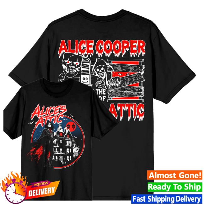 Alice Cooper Merch Shop Haunted House Tee