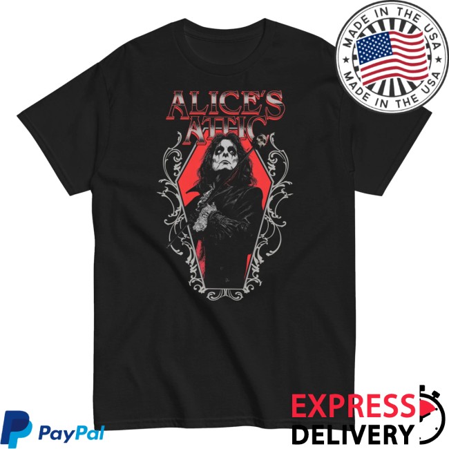 Alice Cooper Merch Store Alice's Attic Coffin Tee