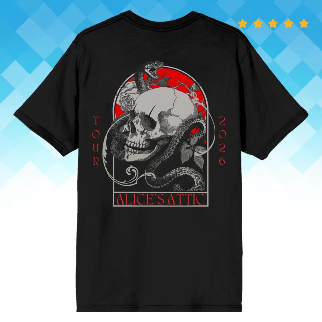 Alice Cooper Merch Store Alice's Attic Coffin Tee