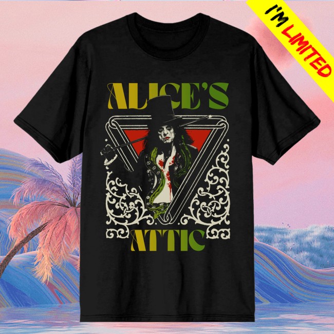 Alice Cooper Merch Store Gradient Logo Tour Tee