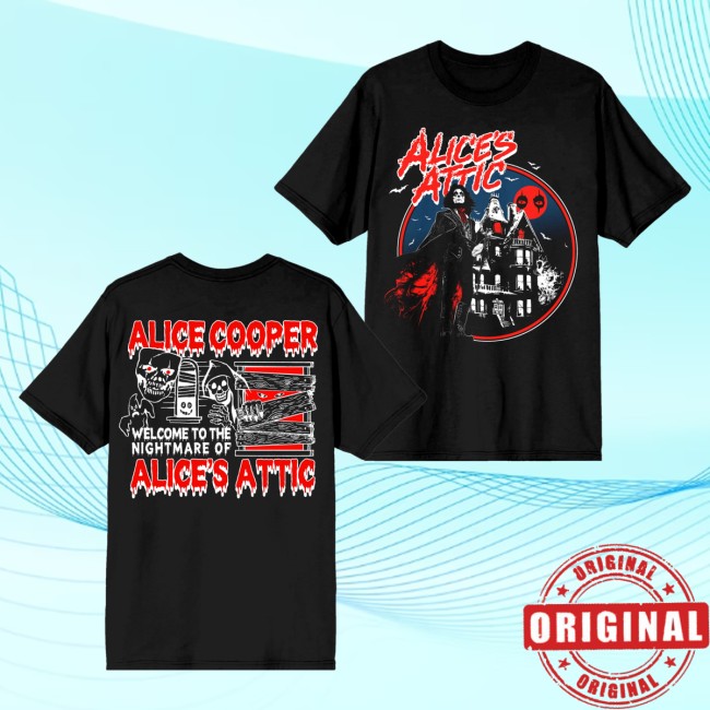 Alice Cooper Merch Store Haunted House Tee