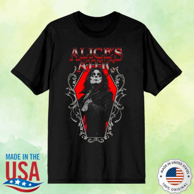 Alice Cooper Store Merch Alice's Attic Coffin Shirt