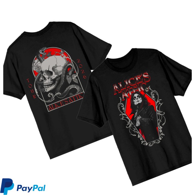 Alice Cooper Store Merch Alice's Attic Coffin Shirt