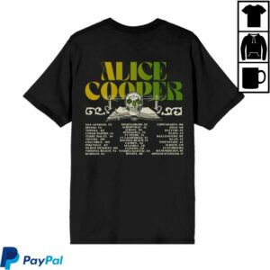 Alice Cooper Store Merch Gradient Logo Tour Shirt
