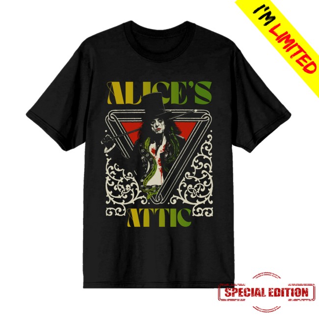 Alice Cooper Store Merch Gradient Logo Tour Shirt