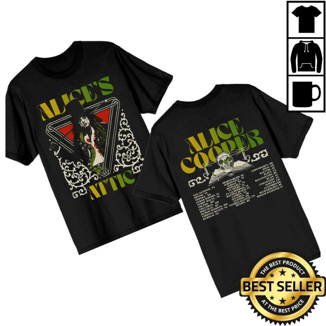 Alice Cooper Store Merch Gradient Logo Tour Shirt