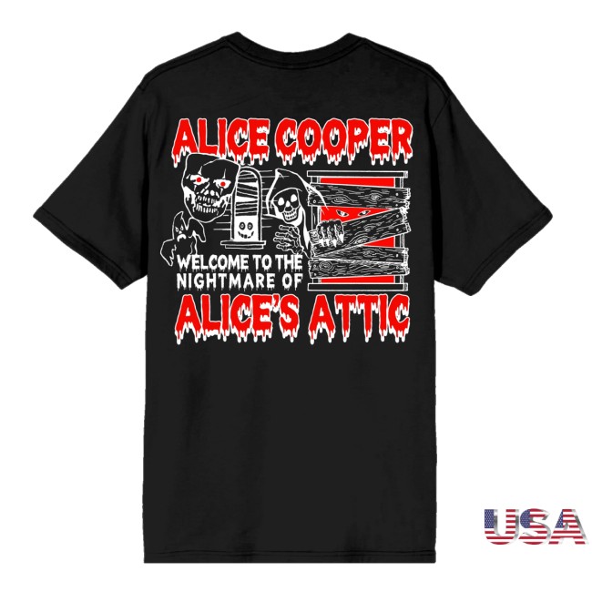 Alice Cooper Store Merch Haunted House Shirt
