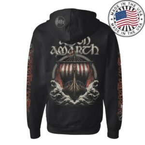 Amon Amarth Store Merch Amon Amarth We Rule The Waves 2026 Tour Zip Hoodie