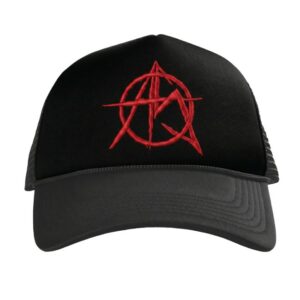 Anarchist Sanctuary Store Merch As Short Logo Trucker Hat