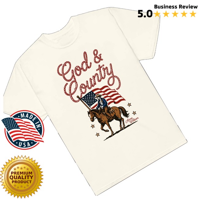 Anne Wilson Store Merch God & Country Shirt