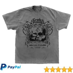 Arankai Store Merch Gray Skull Tour Shirt