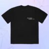 Ariana Grande Merch Store Eternal Sunshine Tour Swirl T-Shirt Black