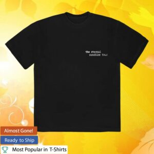 Ariana Grande Store Merch Ternal Sunshine Tour Swirl Shirt (Black)