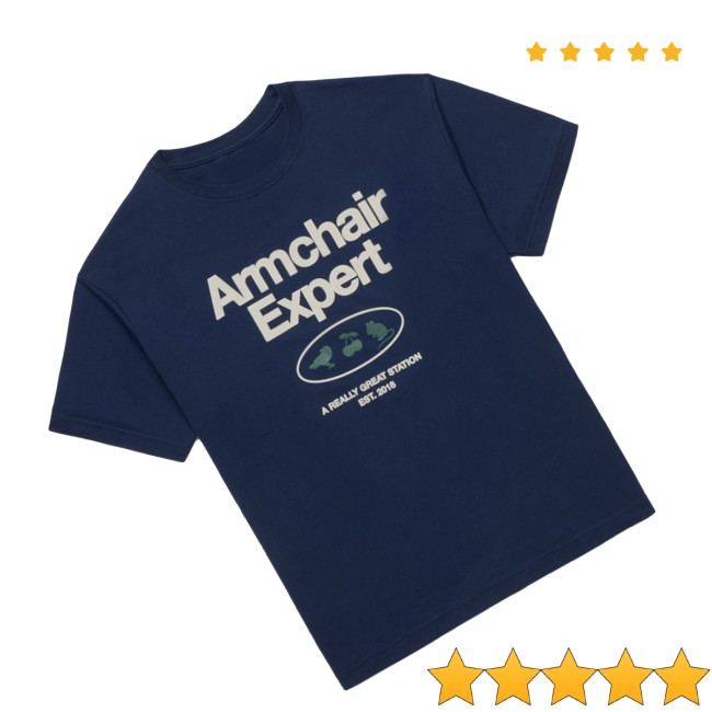 Armchair Expert Store Merch Armchair Shop Shirt Navy 4 Armchair Expert Store Merch Armchair Shop Shirt Navy