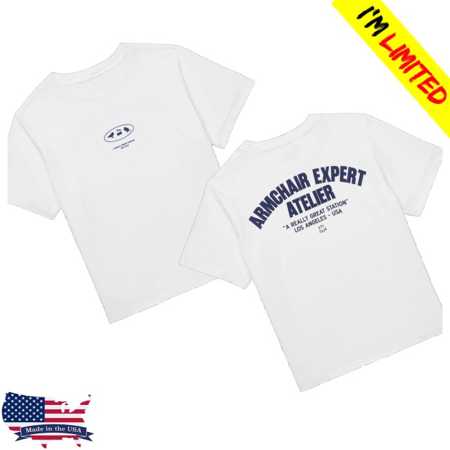 Armchair Expert Store Merch Atelier Box Fit Shirt White 7 Armchair Expert Store Merch Atelier Box Fit Shirt White