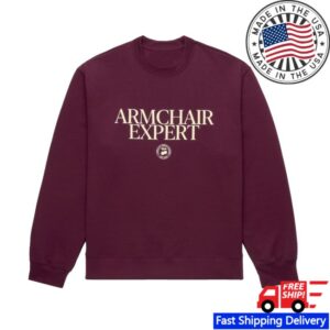 Armchair Expert Store Merch Atelier Oversized Crewneck Maroon