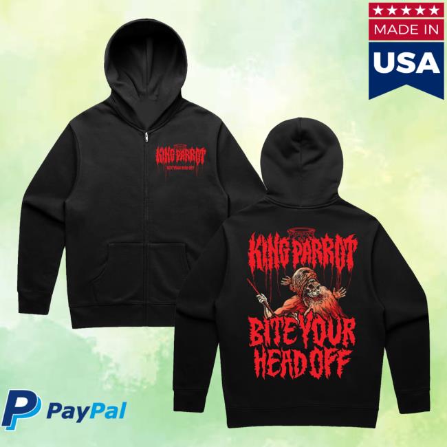 Artist First Merch Store Bite Your Head Off 14Th Anniv. Zip Up Hoodie