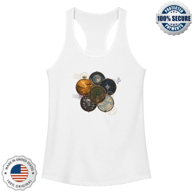 Asterverse Merch Store Limited Edition 6 Realms Lightlark Racerback Tank