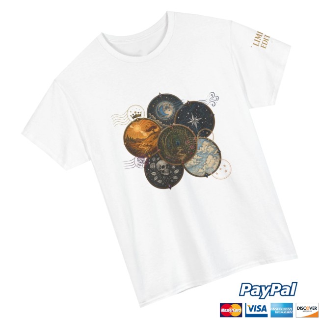 Asterverse Merch Store Limited Edition Lightlark 6 Realms Unisex Heavy Cotton Tee