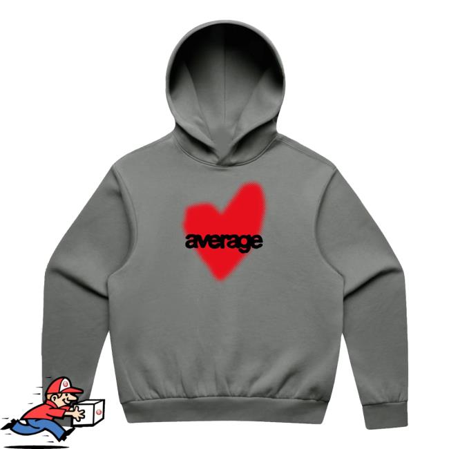 Average Merch Shop Average Heart Hoodie