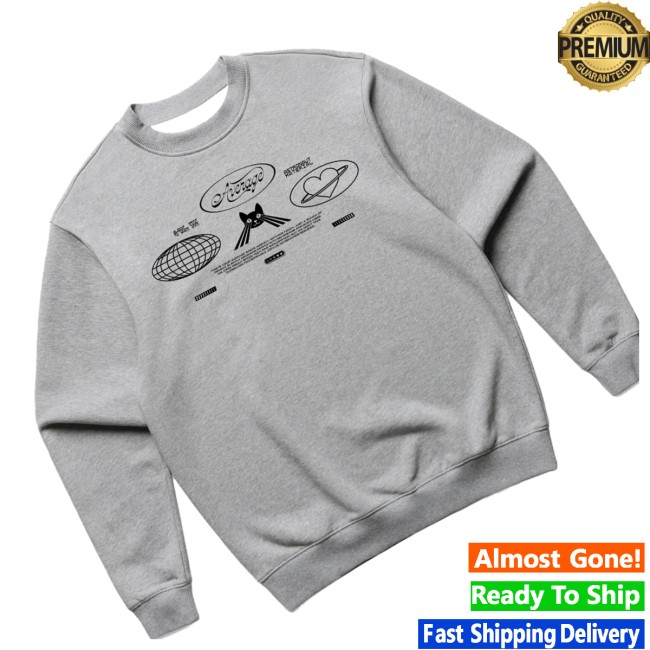 Average Rob Store Merch Space Crewneck Grey