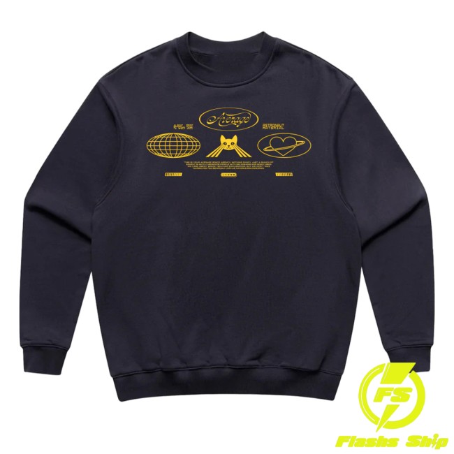 Average Rob Store Merch Space Crewneck Navy