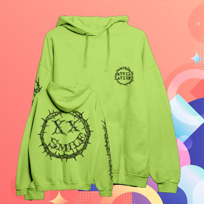 Avril Lavigne Store Merch Smile Hoodies