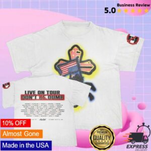 Awge Merch Shop Store Dont Be Dumb Tour Airbrush Dateback T-Shirt