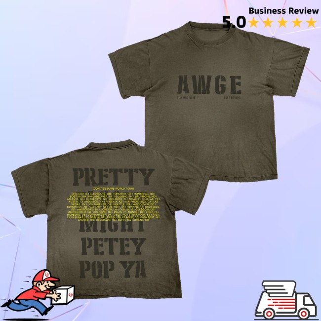 Awge Merch Store Don't Be Dumb Tour Pretty Flacko T-Shirt 5 Awge Merch Store Don't Be Dumb Tour Pretty Flacko T-Shirt