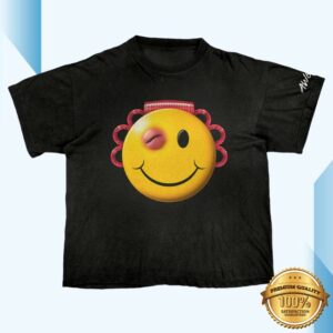 Awge Merch Store Don't Be Dumb Tour Smiley Dateback T-Shirt
