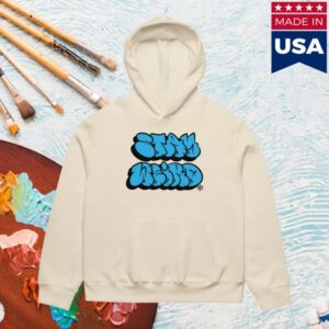 B.Different Clothing Merch Shop Stay Weird Graffiti Throwie Hoodie By Monsterinho